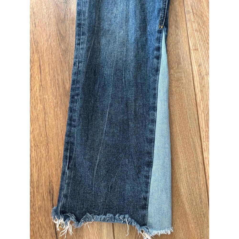 Anthropologie Pilcro High Rise Two Tone Flare Jeans Size 26 - Picture 4 of 7
